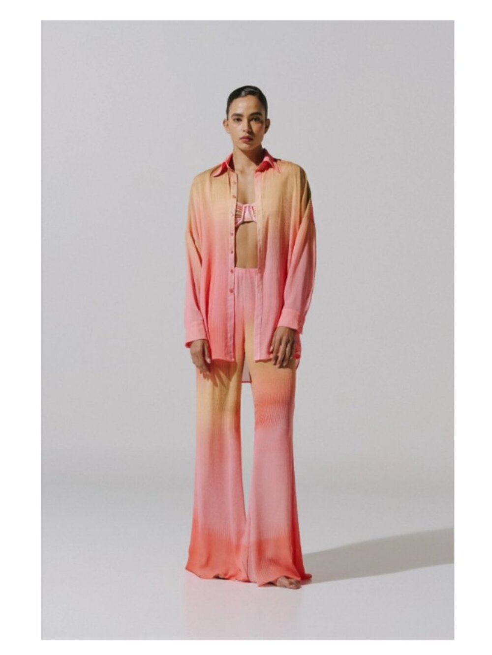 NWT BAOBAB Lulu Shirt and Pant SET Coral Reef Made in Colombia